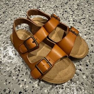 Cat & Jack Tan Buckle Sandals
